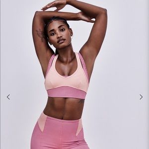 For Love and Lemons Romy Bra in Pink NWT